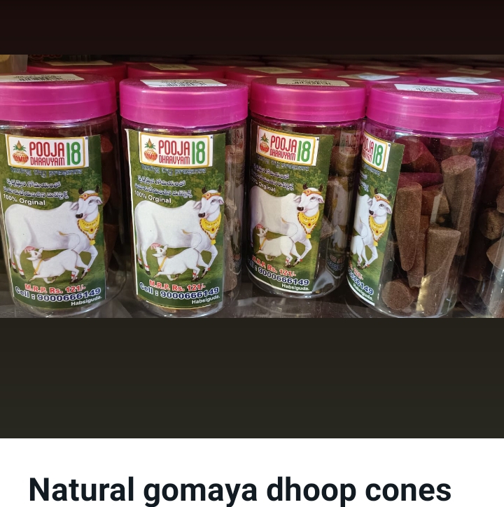 Natural Gomaya Dhoop Cones